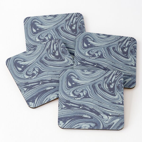Item preview, Dark Blue Wavy Pattern designed and sold by noiramcreates.