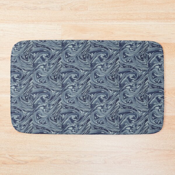 Item preview, Dark Blue Wavy Pattern designed and sold by noiramcreates.