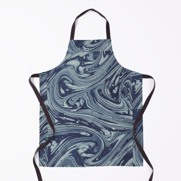 Item preview, Dark Blue Wavy Pattern designed and sold by noiramcreates.