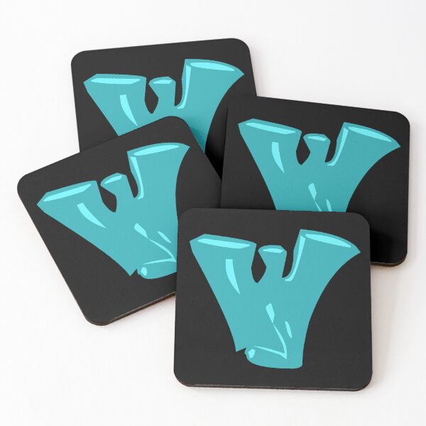 Item preview, Monogram Graffiti Initial Letter W designed and sold by Lartheviking.