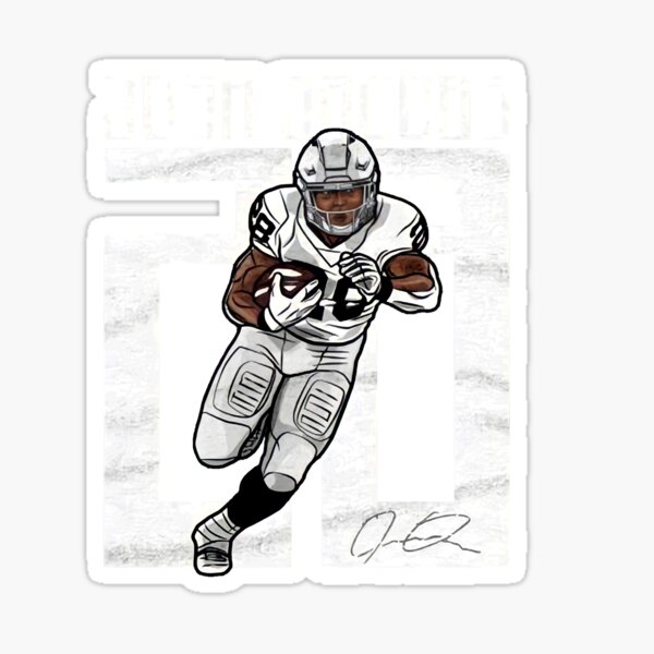 Josh Jacobs fantasy football sticker Poster for Sale by eNVy Co