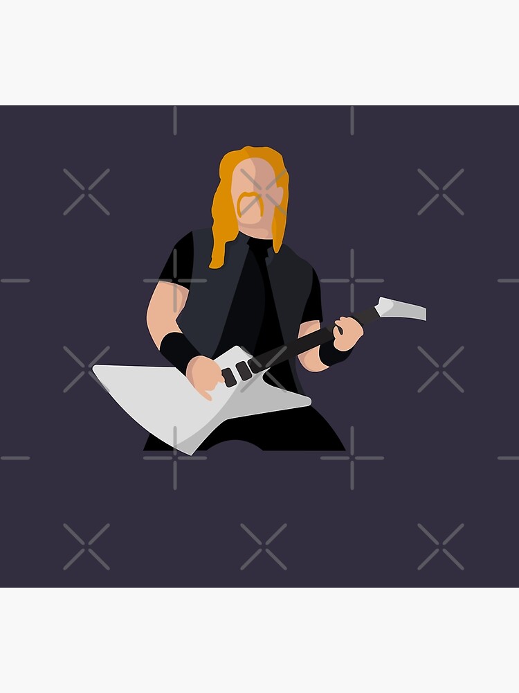 James Hetfield Metallica Beanie Hat Metallica Logo (Winter Pom