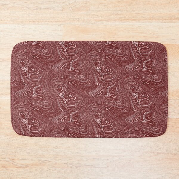 Item preview, Red and White Wavy Pattern designed and sold by noiramcreates.