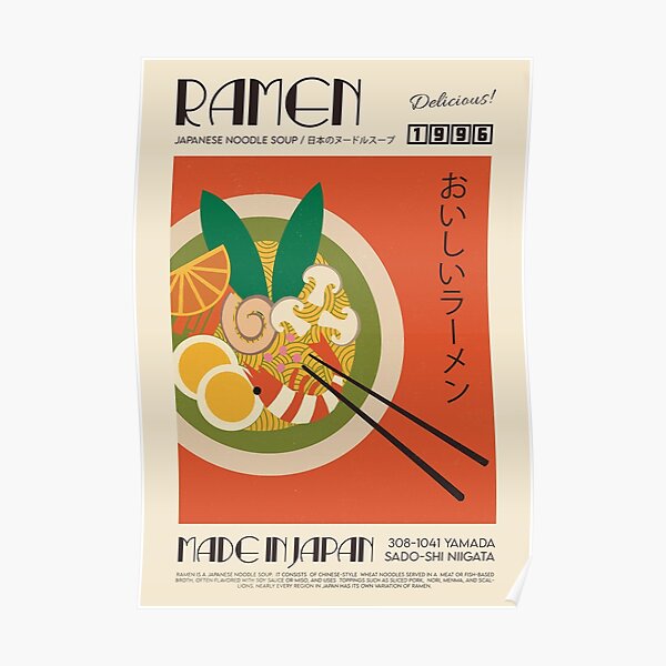 Ramen Poster  Poster