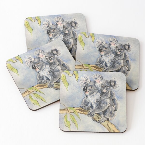Item preview, Mother and Child Koalas in Tree designed and sold by pohlma.