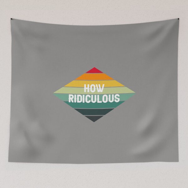 Item preview, How Ridiculous Retro designed and sold by Real-World-Tees.