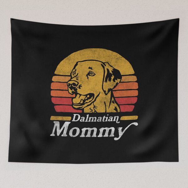 Artikelvorschau, Retro Vintage dalmatinische Mama entworfen und verkauft von More Cute Dogs.