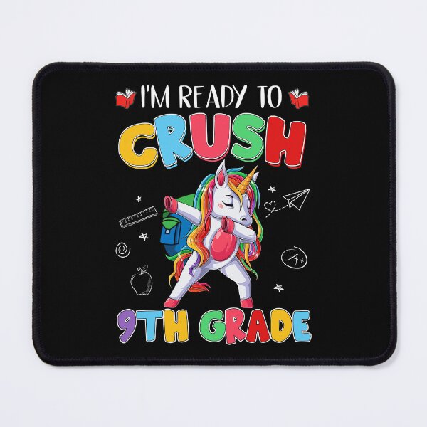 Item preview, I'm Ready To Crush 9th Grade Dabbing Unicorn Back to School Girls designed and sold by ChristYoung90.
