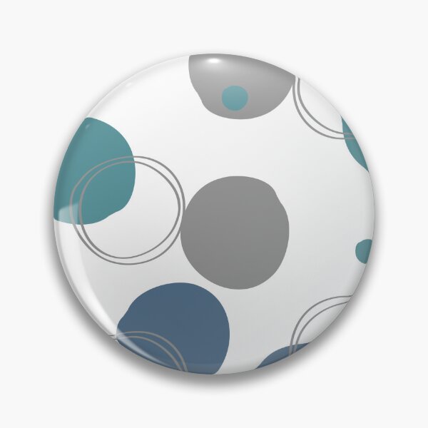 Item preview, Circle patterns -Blue and Grey designed and sold by noiramcreates.