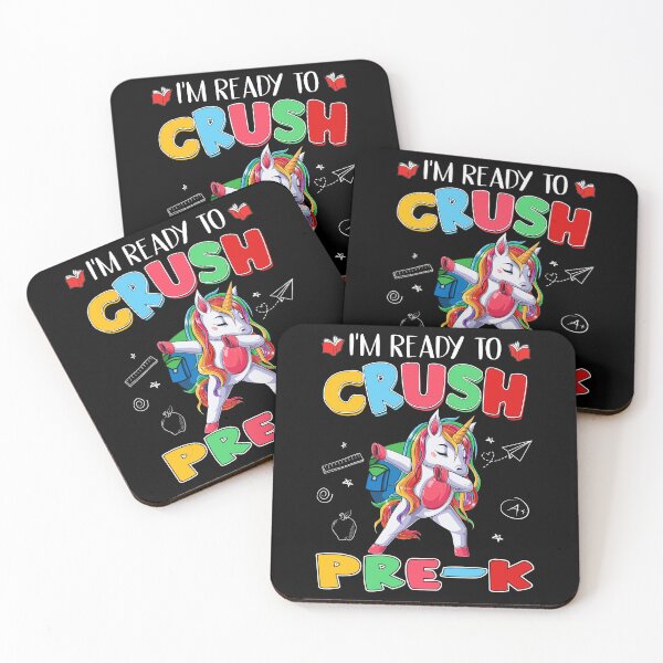 Item preview, I'm Ready To Crush Pre-K Dabbing Unicorn Back to School Girls designed and sold by ChristYoung90.