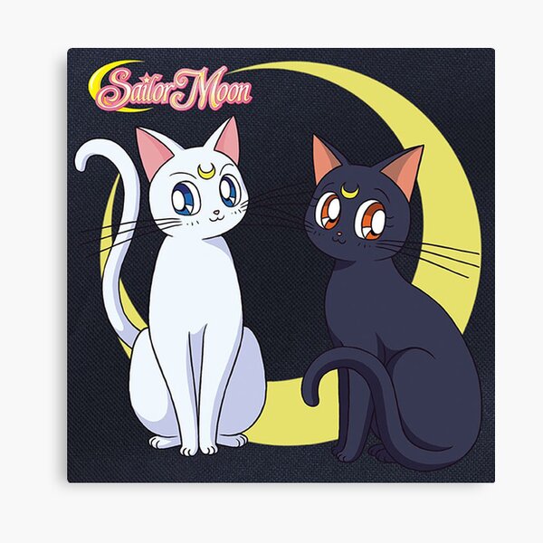 Sailor Moon Luna Wall Art For Sale Redbubble