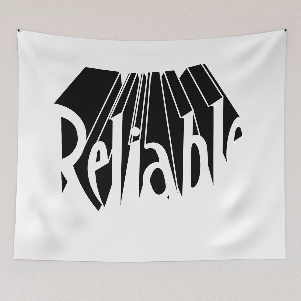 Item preview, Reliable in 3D retro design designed and sold by givepineapple.