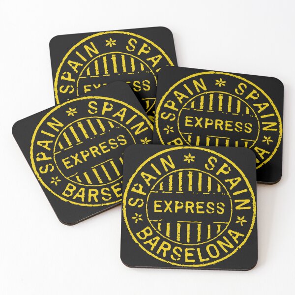 Item preview, Passport Stamp Spain Barselona designed and sold by ColdCityDesign.
