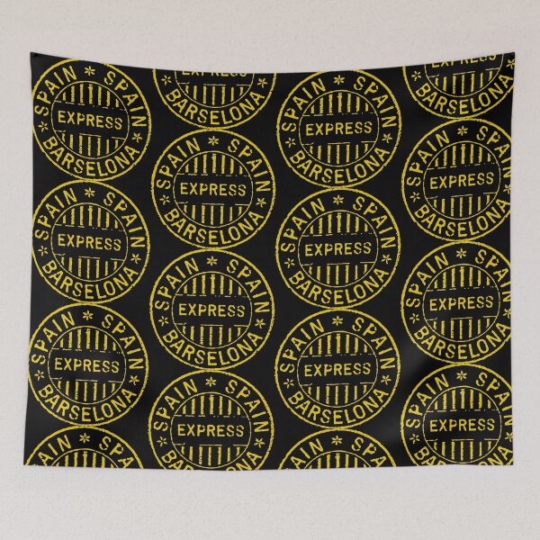 Item preview, Passport Stamp Spain Barselona designed and sold by ColdCityDesign.