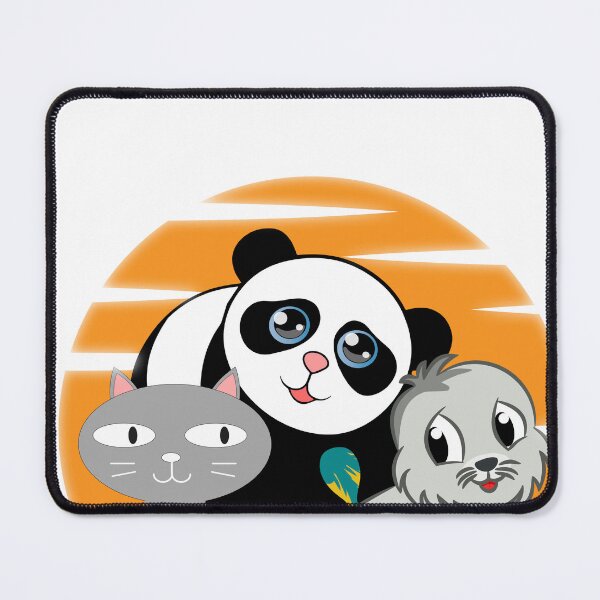 Item preview, Panda, seal and cat are true friends. designed and sold by Fadwalana99.