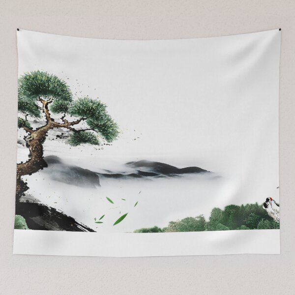 Item preview, Green pines are evergreen, green in winter, and they have the character of being proud of snow and frost. designed and sold by zenger2021.