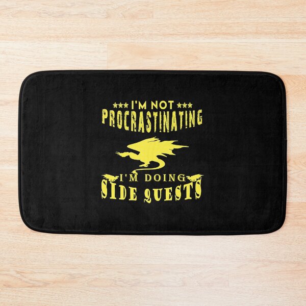 Item preview, I'm Not Procrastinating I'm Doing Side Quests, Dungeon and Dragons Master Shirt, Funny Gif designed and sold by Louie Robel.
