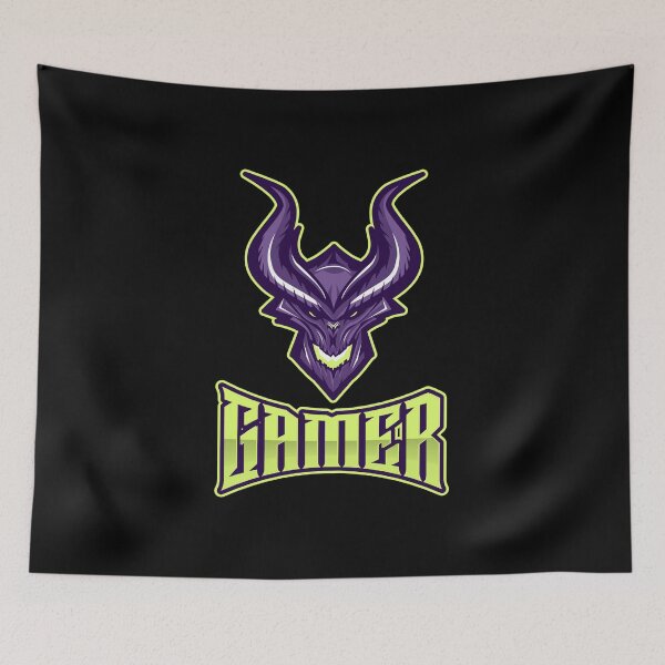 Item preview, Gamer with Horned Devil designed and sold by PRIVARSHU.