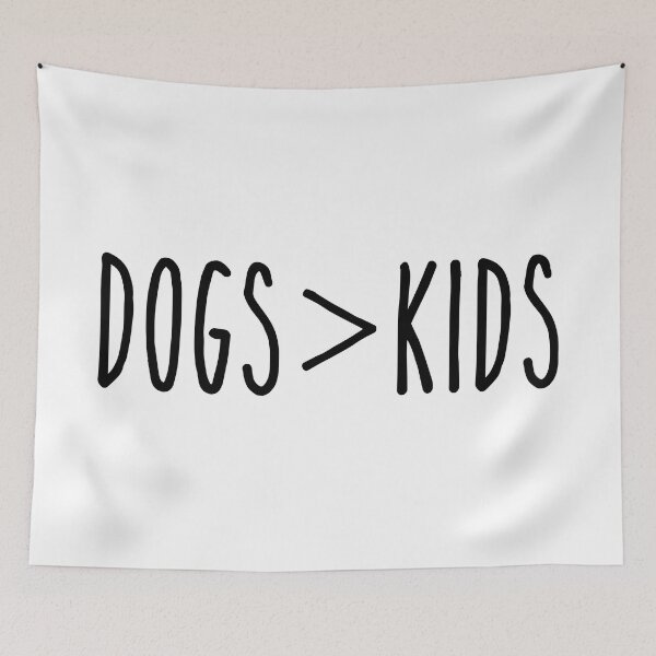 Item preview, Dogs Over Kids Childfree designed and sold by allysmar.