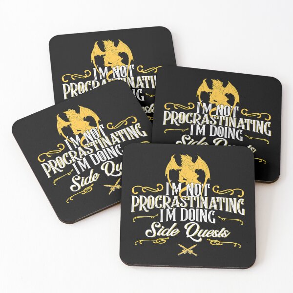 Item preview, Not Procrastinating Side Quests Funny designed and sold by Louie Robel.