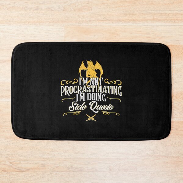 Item preview, Not Procrastinating Side Quests Funny designed and sold by Louie Robel.