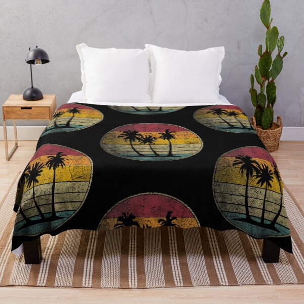 Item preview, Palm Tree Tropical Beach Vintage Retro Style 70S 80S designed and sold by Louie Robel.