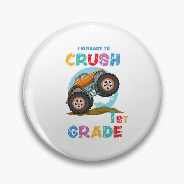 Item preview, Kids Im Ready To Crush 1st Grade Monster Truck designed and sold by R&BApparel.