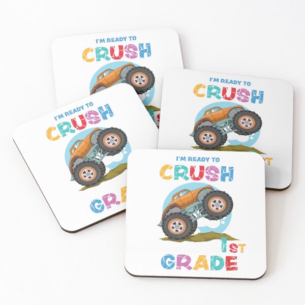 Item preview, Kids Im Ready To Crush 1st Grade Monster Truck designed and sold by R&BApparel.