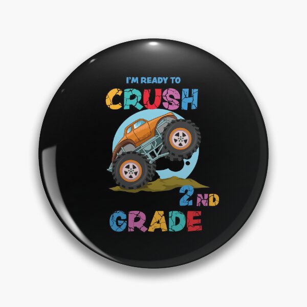 Item preview, Kids Im Ready To Crush 2nd Grade Monster Truck designed and sold by R&BApparel.