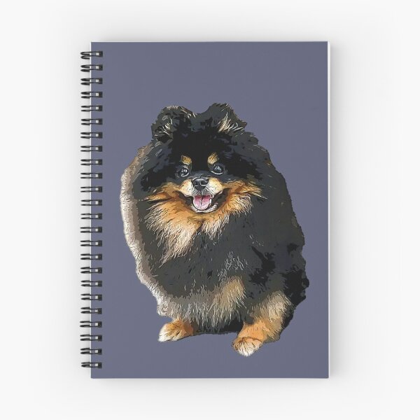Item preview, Pomeranian Black and Tan Cute Puppy Dog designed and sold by ElegantCat.