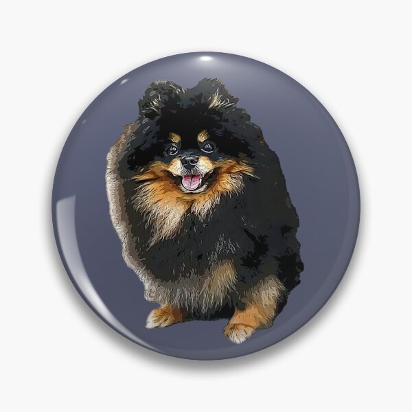 Item preview, Pomeranian Black and Tan Cute Puppy Dog designed and sold by ElegantCat.