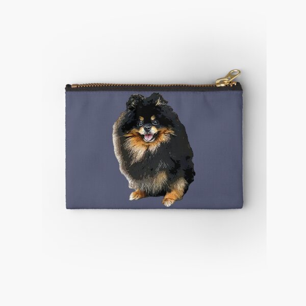 Item preview, Pomeranian Black and Tan Cute Puppy Dog designed and sold by ElegantCat.