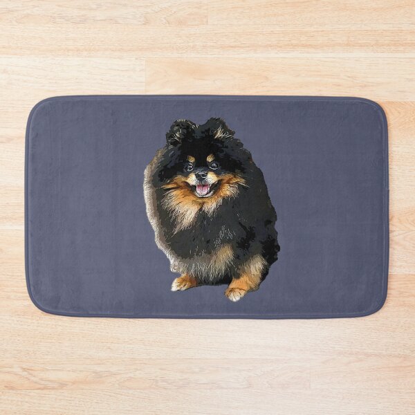 Item preview, Pomeranian Black and Tan Cute Puppy Dog designed and sold by ElegantCat.