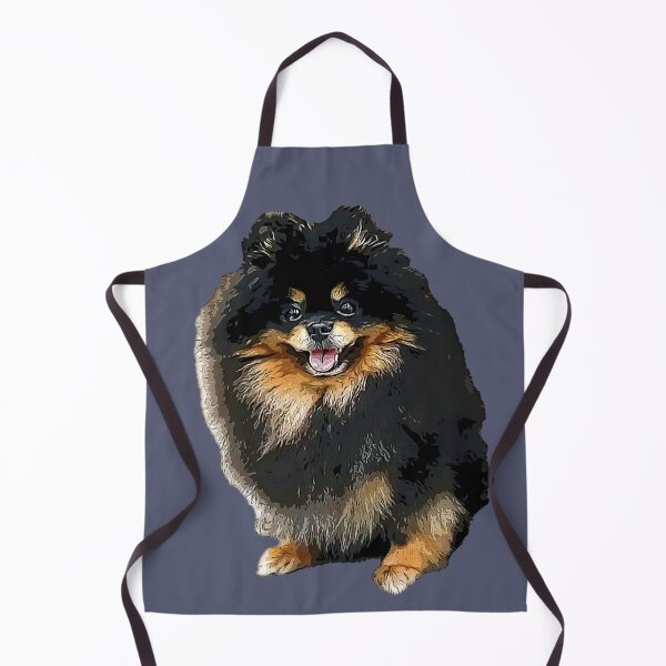 Item preview, Pomeranian Black and Tan Cute Puppy Dog designed and sold by ElegantCat.