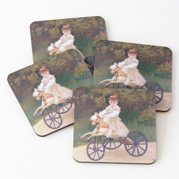 Item preview, Jean Monet on His Hobby Horse Painting by Claude Monet designed and sold by Tamas Das.
