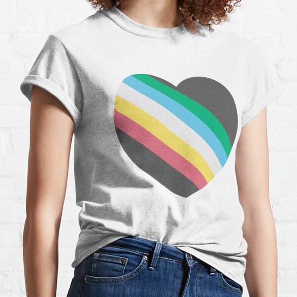 abercrombie rainbow heart shirt