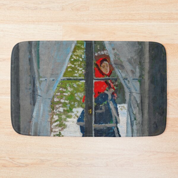 Item preview, The Red Kerchief Painting by Claude Monet designed and sold by Tamas Das.