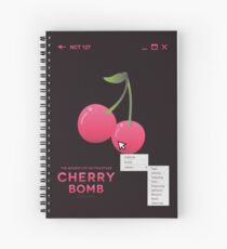 cherry bomb: select Spiral Notebook