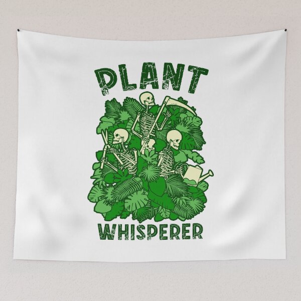 Item preview, Plant Whisperer Funny Gardening Goth Skeleton Gardener designed and sold by GrandeDuc.