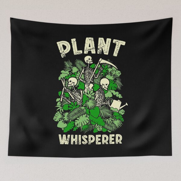 Item preview, Plant Whisperer Funny Gardening Goth Skeleton Gardener designed and sold by GrandeDuc.