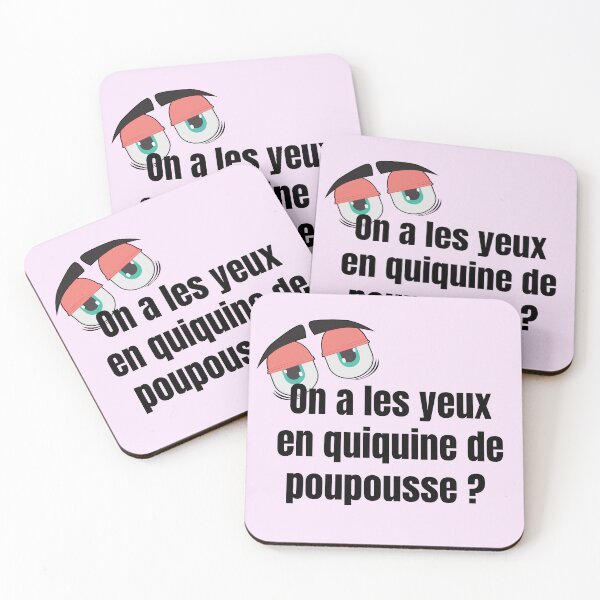 Item preview, Do we have the quiquinine eyes of a doll? Belgian expression which means We have small eyes designed and sold by PausePapote.