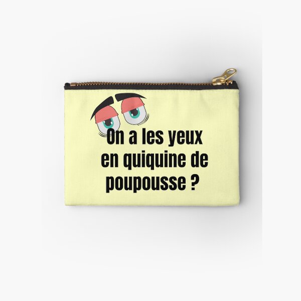 Item preview, Do we have the quiquinine eyes of a doll? Belgian expression which means We have small eyes designed and sold by PausePapote.