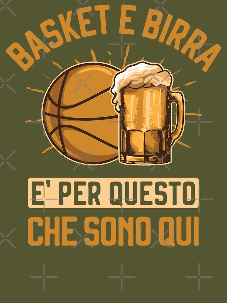 Basket e Birra Frasi Divertenti Pallacanestro Basketball Alcohol Poster  for Sale by grinta2021