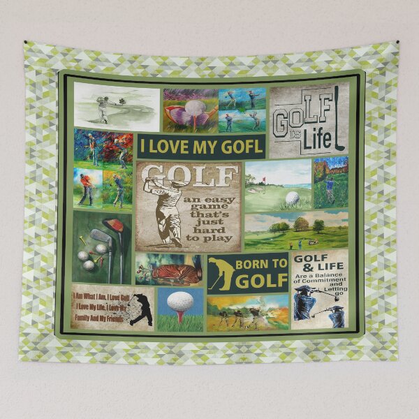 Item preview, I Love My Gofl-Born To Golf-Golf Is Life designed and sold by ImkeAhrens.