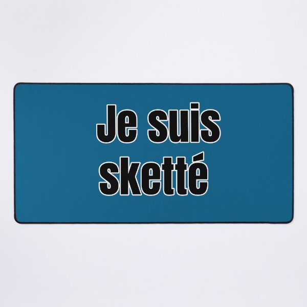 Item preview, Je suis sketté Belgian expression which means I am tired designed and sold by PausePapote.