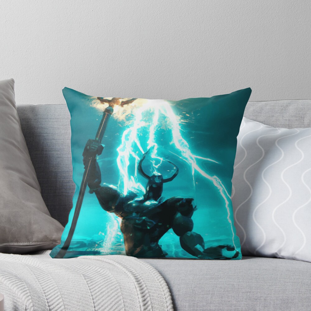 Item preview, Throw Pillow designed and sold by quantumsheep.