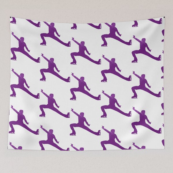 Item preview, Yuzuru Hanyu - Purple Stars Silhouette   designed and sold by MillyJordanInc.