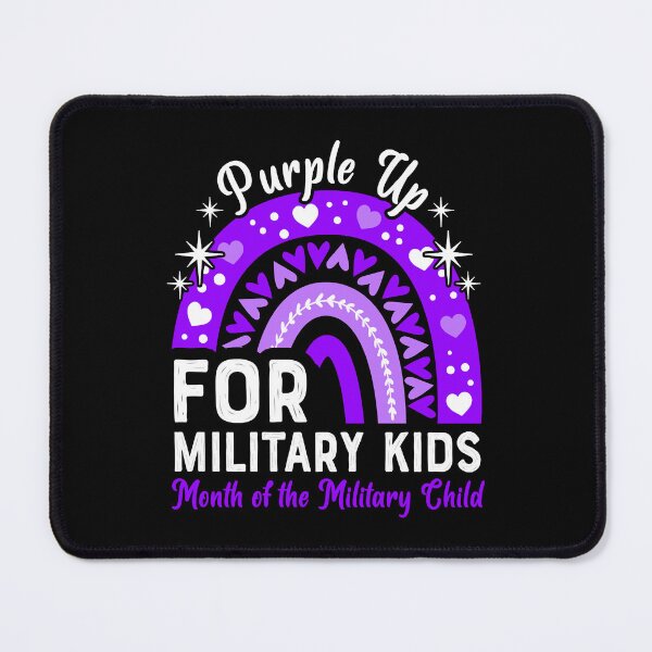 Item preview, Purple Up For Military Kids Month Of The Military Child designed and sold by HaaChris-Artis.