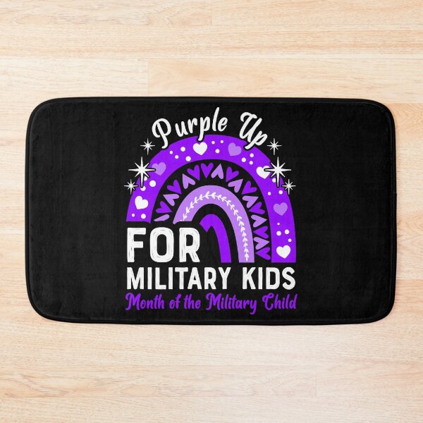 Item preview, Purple Up For Military Kids Month Of The Military Child designed and sold by HaaChris-Artis.