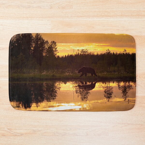 Item preview, Golden hour. Brown bear designed and sold by Jouko Lehto Photography.